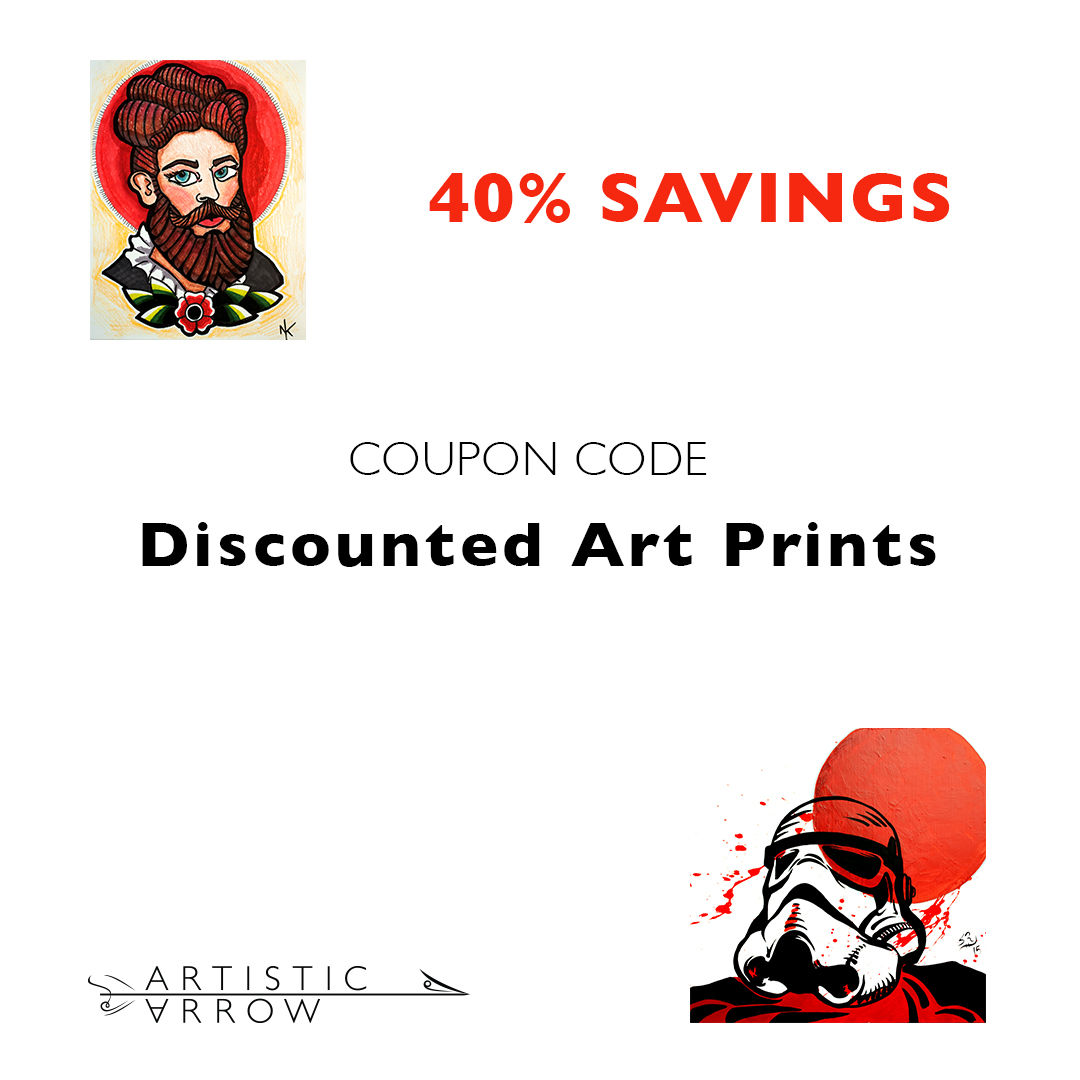 c Arrow Gallery Discounted Art Prints for sale 40% Coupon code